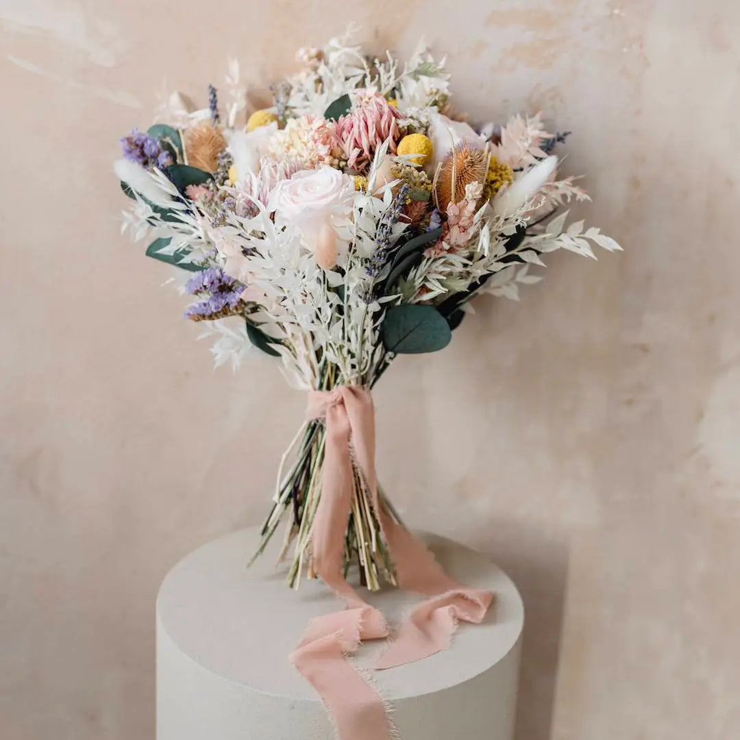 HARRE | Bohemian Preserved Flower Wedding Bridal Bouquet