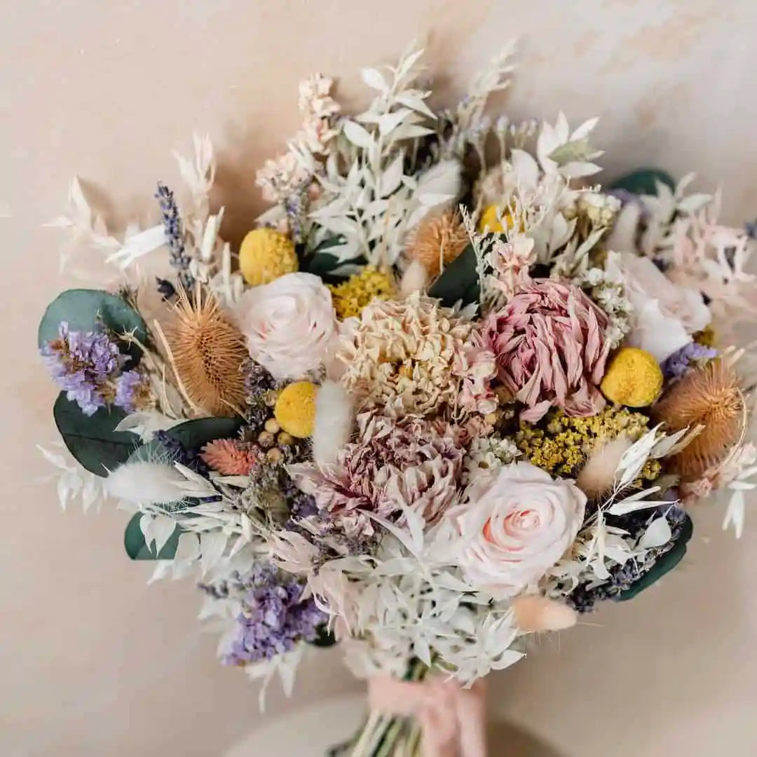 HARRE | Bohemian Preserved Flower Wedding Bridal Bouquet