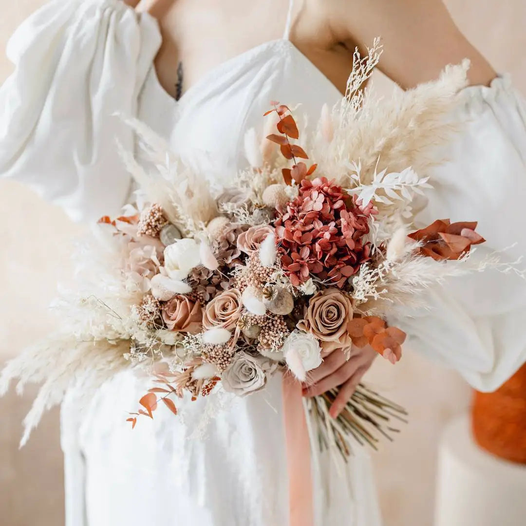 ADELL | Bohemian Preserved Flower Wedding Bridal Bouquet