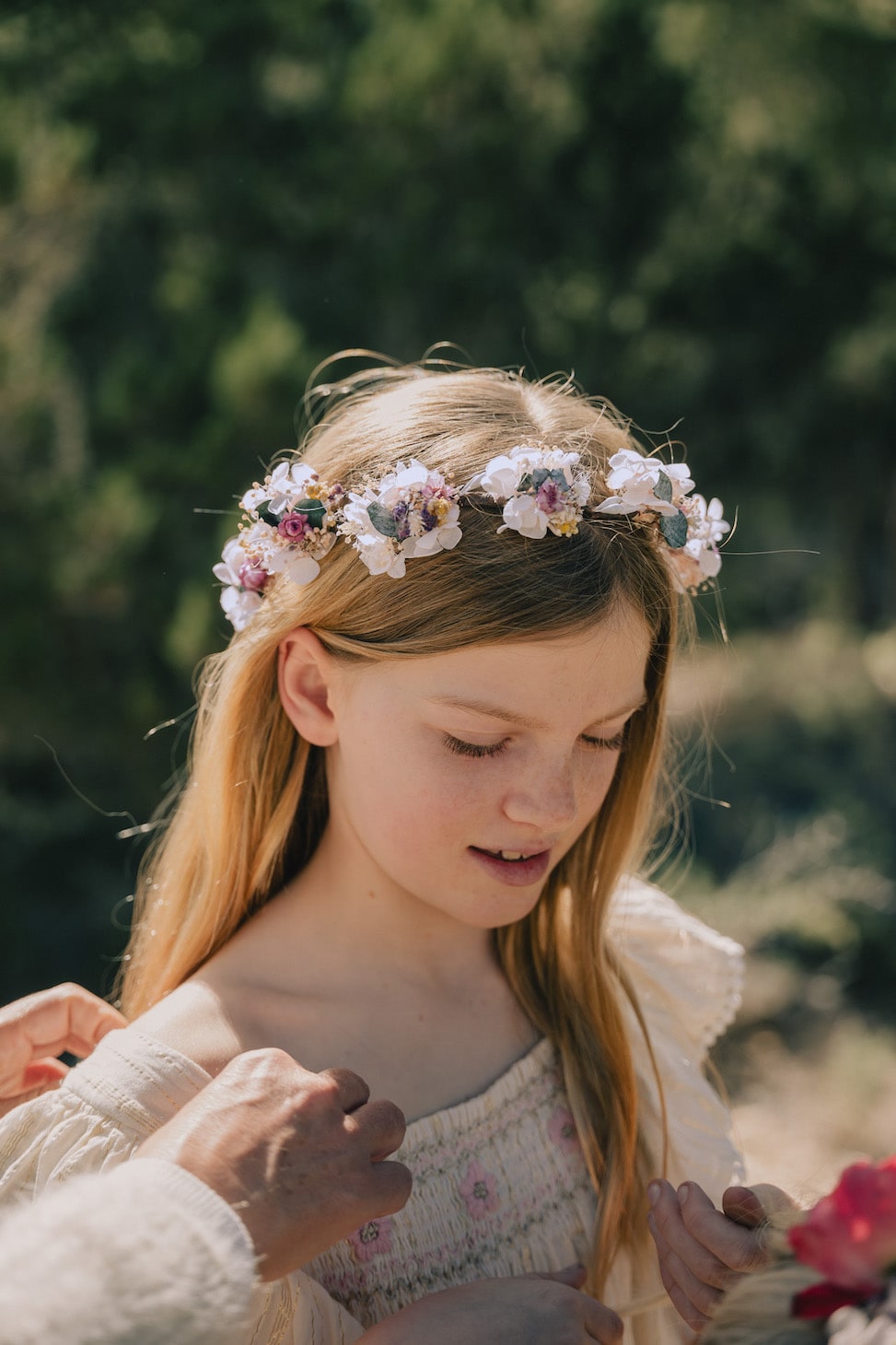 ATELIER SPÉCIAL MAMAN ET FILLE : COURONNE & POIGNET FLORAL