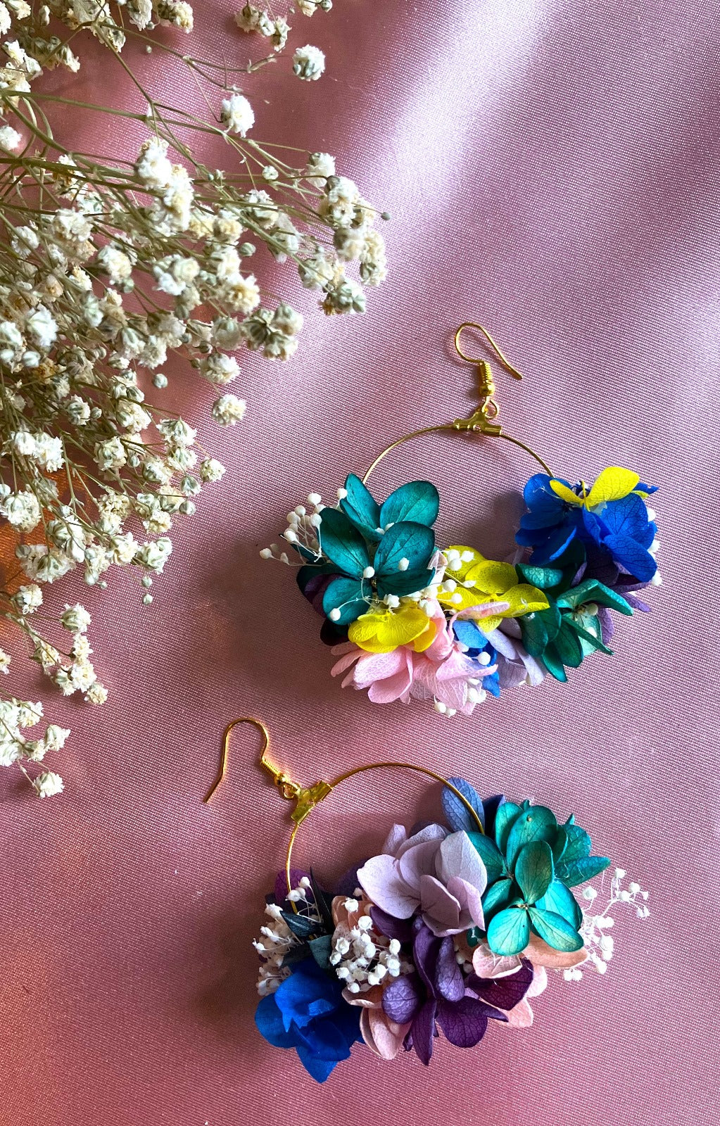Boucles d’oreilles florales ÉTÉ
