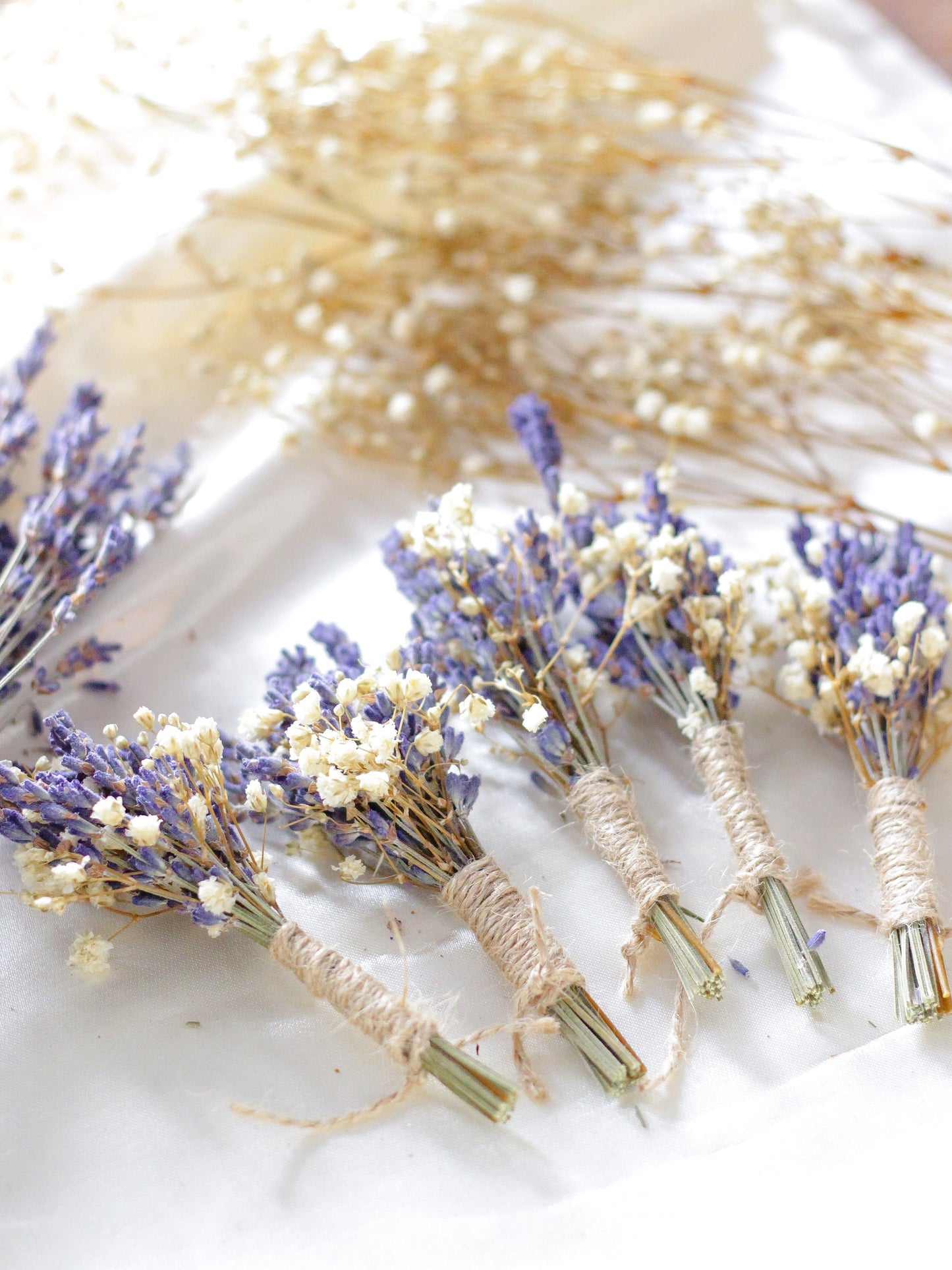 LAVANDE | Boutonnière de mariage, pour la mariée et le marié