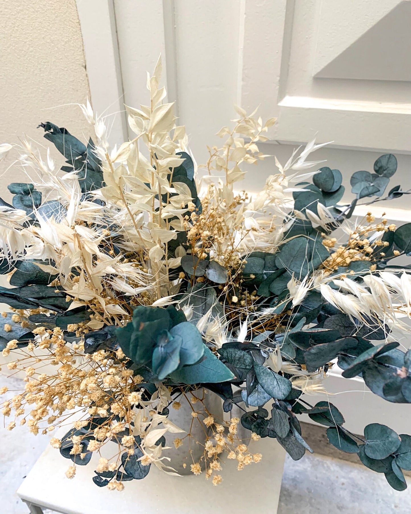 ANTONY bouquet stabilisé vert pour mariage, décoration maison