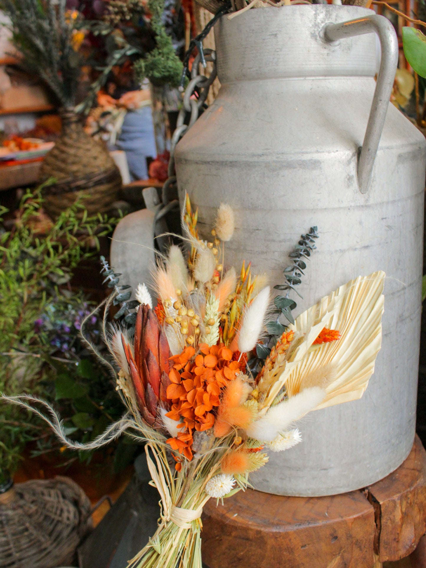 MAITAI Terrakotta-Orange-Hochzeitsblumenstrauß für Braut und Bräutigam, Blumenstrauß für die Hochzeit in der Farbe TERRAKOTTA