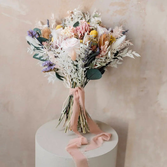 HARRE | Bohemian Dried Flower Wedding Bridal Bouquet