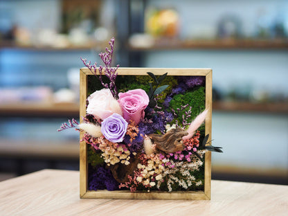 Atelier public | Cadre floral et mousse