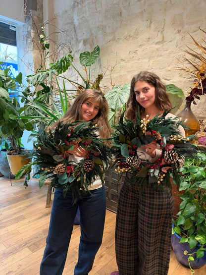 Christmas Wreath Workshop in Paris