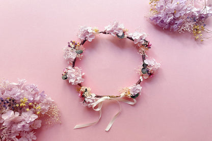 ATELIER SPÉCIAL MAMAN ET FILLE : COURONNE &amp; POIGNET FLORAL