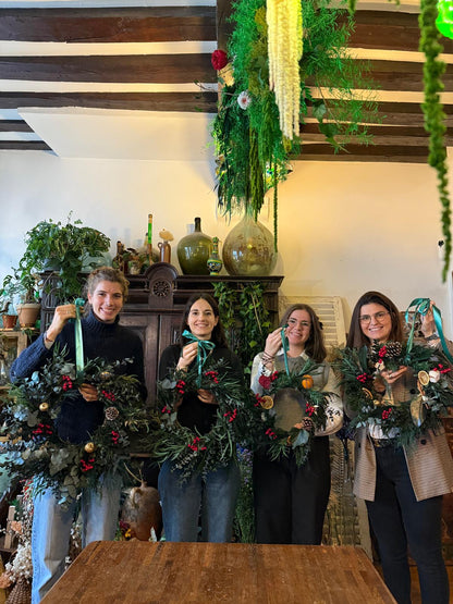 Christmas Wreath Workshop in Paris