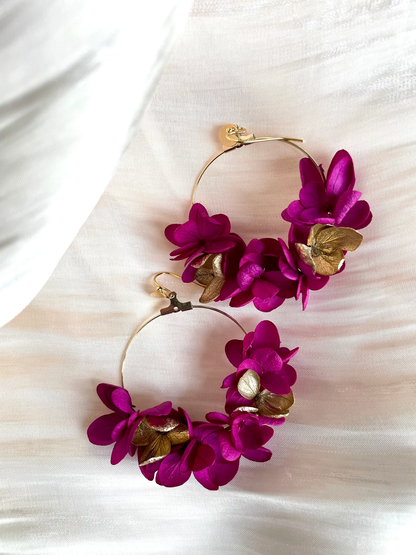 CHERRY | Preserved Floral Earring