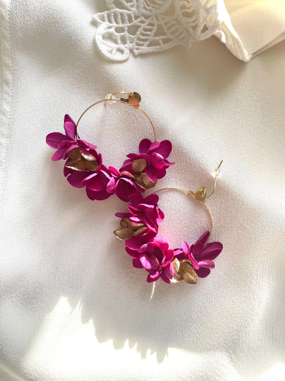 CHERRY | Preserved Floral Earring