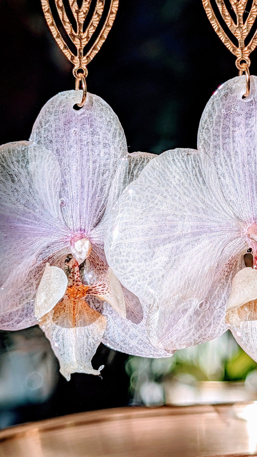 Resin DIY Orchid Floral Earring Class