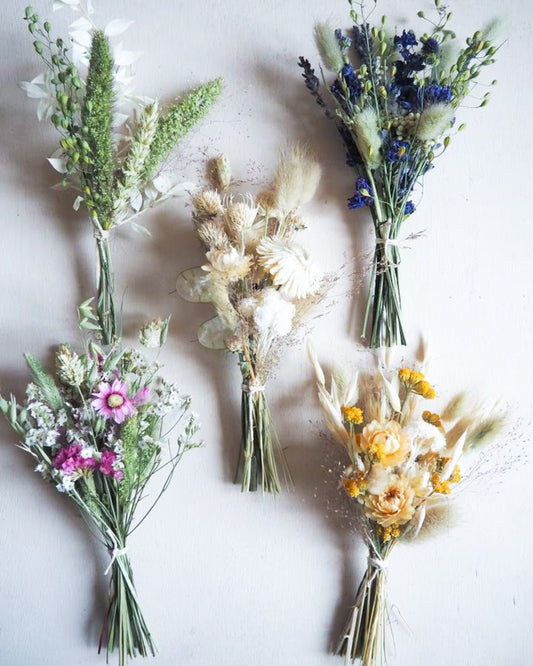 Pack de 5 boutonnières de mariage pour la mariée et le marié, boutonnière de différentes couleurs pour le mariage